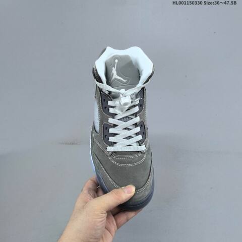 Air Jordan 5 Retro Wolf Grey Replica AIR JORDAN 5 Aj5 Lifestyle (BS-66404)