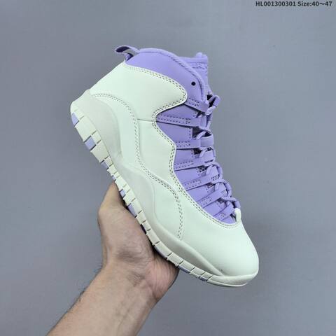Air Jordan 10 Hydrangeas AIR JORDAN 10 Aj10 Lifestyle (BS-66649)