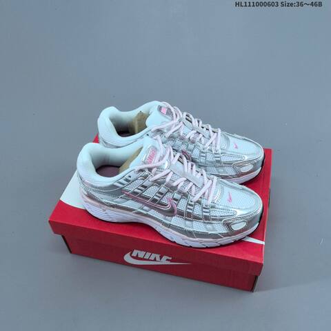 Nike P-6000 Light Off White Black Olive EU 36-46 Running Shoe - Unisex (BS-59990)