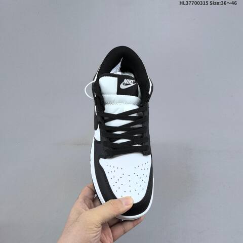 Nike Dunk Low Black White EU 36-46 Skate Shoe - Unisex (BS-61299)