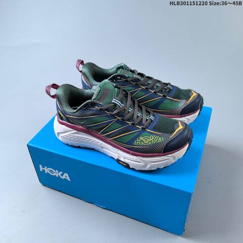 HOKA ONE ONE Mafate Speed 2 Low White Light Grey Cream EU 36-45 Trail Shoe Trail Running Sneakers - Unisex (BS-69425)