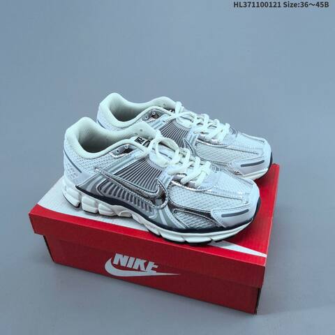 Nike Zoom Vomero 5 White Pink Silver Gray EU 36-45 Running Shoe - Unisex (BS-61846)