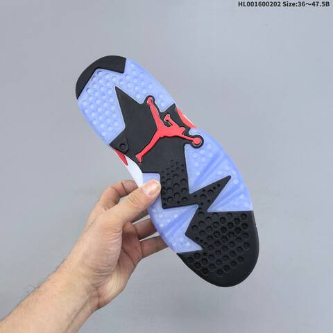 Air Jordan 6 Retro Infrared White AIR JORDAN 6 Aj6 Lifestyle (BS-66725)