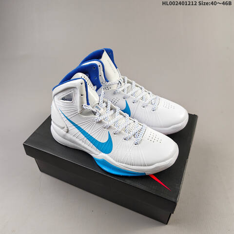 Nike Hyperdunk 2010 White Blue EU 40-46 Basketball Shoe - Men's (BS-62750)