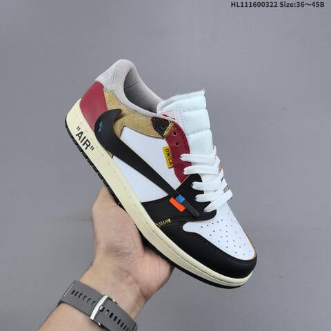 AIR JORDAN Travis Scott x Air Jordan 1 Reverse Mocha AJ1 1 TS Lifestyle (BS-66473)