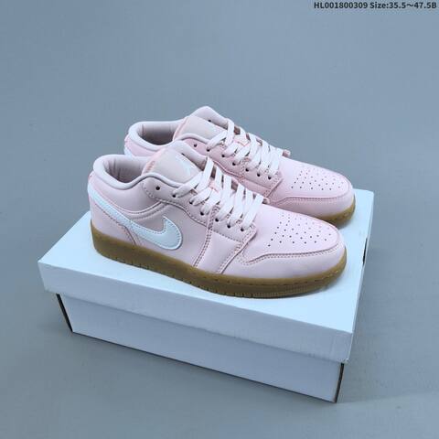 Air Jordan 1 Low Pink Gum AIR JORDAN 1 Aj1 Lifestyle (BS-66586)