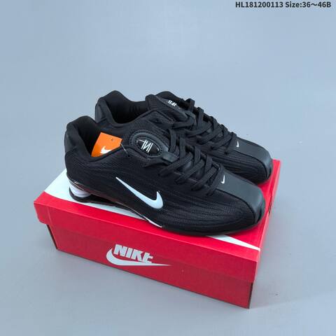 Nike Shox Z HQ7540-001 Black White EU 36-46 Running Shoe - Unisex (BS-62008)