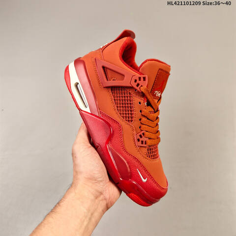 Nigel Sylvester x Air Jordan 4 OG Brick By Brick BIKE AIR JORDAN 4 Aj4 4 BMX Lifestyle (BS-67515)