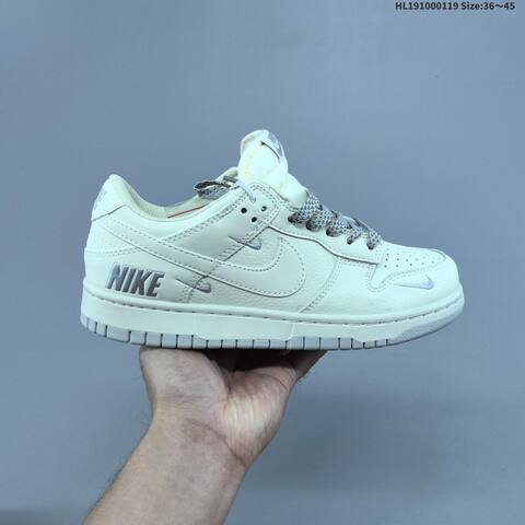 Nike SB Dunk Low Sail Navy Silver Off White EU 36-45 Skate Shoe - Unisex (BS-61894)