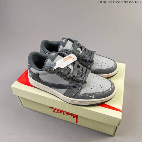 AIR JORDAN Travis Scott x Air Jordan 1 Reverse Mocha AJ1 1 TS Lifestyle (BS-67738)