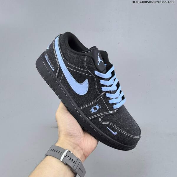 Jordan Air Jordan 1 Low Black/University Blue EU 36-45 casual