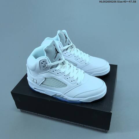 Air Jordan 5 Retro Metallic White Replica AIR JORDAN 5 Aj5 Lifestyle (BS-66682)