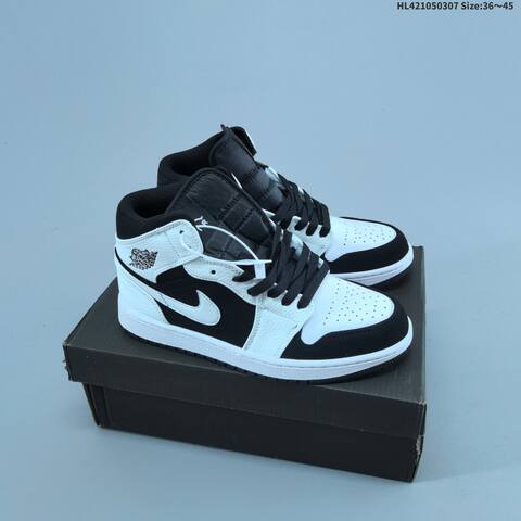 Air Jordan 1 Mid Reverse Bred AIR JORDAN 1 Aj1 Lifestyle (BS-66600)