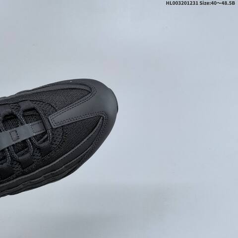 Nike Air Max 95 Big Bubble Triple Black EU 40-48 5 Running Shoe - Men's (BS-62300)
