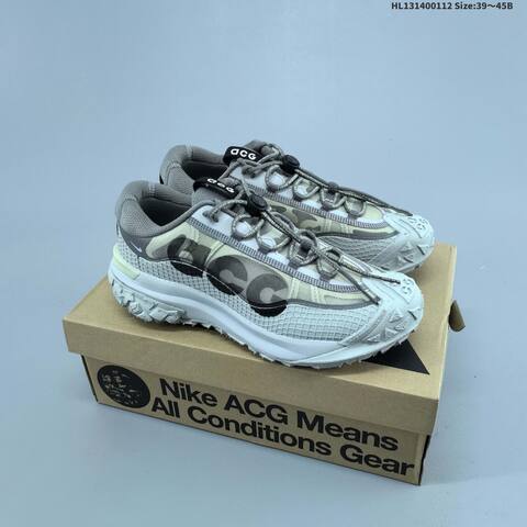 Nike ACG Mountain Fly 2 Low GTX Black Dark Grey Light Grey Orange EU 39-45 Trail Shoe - Unisex (BS-62047)