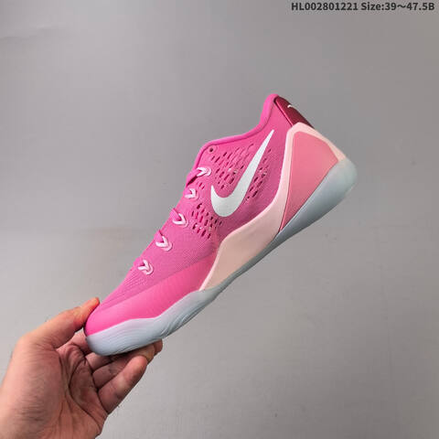 Nike Kobe 9 Elite Low Protro Think Pink PE 9 Flyknit Lifestyle (BS-62530)