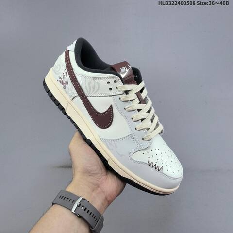 Nike Dunk Low Off White Black Red EU 36 45 Skate Shoe EU 36-45 - Unisex (BS-60444)