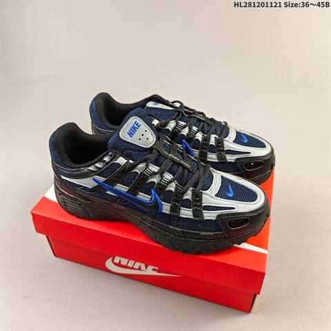 Nike P-6000 Navy Black Grey Blue EU 36-45 Running Shoe - Unisex (BS-63307)