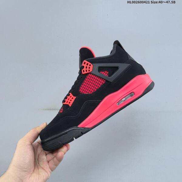 Jordan Air Jordan 4 Retro Black/Red Thunder EU 40-47.5 basketball