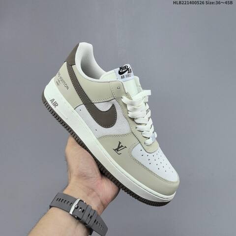 Nike Air Force 1 07 Beige White Brown Off White EU 36 45 Sneaker EU 36-45 - Unisex (BS-60117)
