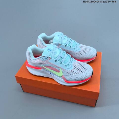 Nike Air Zoom Winflo 11 White Pink Mint Gold EU 36-40 Running Shoe - Unisex (BS-60876)