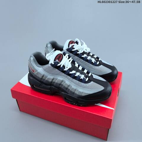 Nike Air Max 95 SP Black Grey White Navy Red EU 36-47 5 Running Shoe - Unisex (BS-62399)