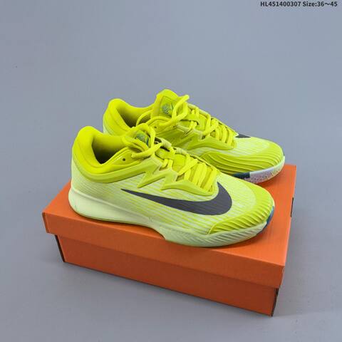 Nike Vapor Pro 3 White Dark Navy Bright Yellow Light Yellow Dark Grey EU 36-45 Tennis Shoe - Unisex (BS-61451)