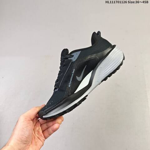 Nike ReactX Pegasus Trail 6 Black Grey White EU 36-45 Trail Shoe - Unisex (BS-63041)