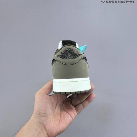 Air Jordan 1 Low OG Medium Olive AIR JORDAN 1 Aj1 Lifestyle (BS-66547)