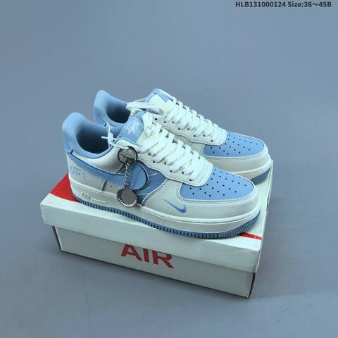 Nike Air Force 1 07 LV8 Black Grey Green White EU 36-45 Sneaker - Unisex (BS-61783)