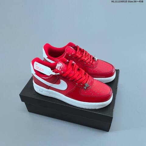 Nike Air Force 1 07 Red White EU 36 45 Sneaker EU 36-45 - Unisex (BS-60139)