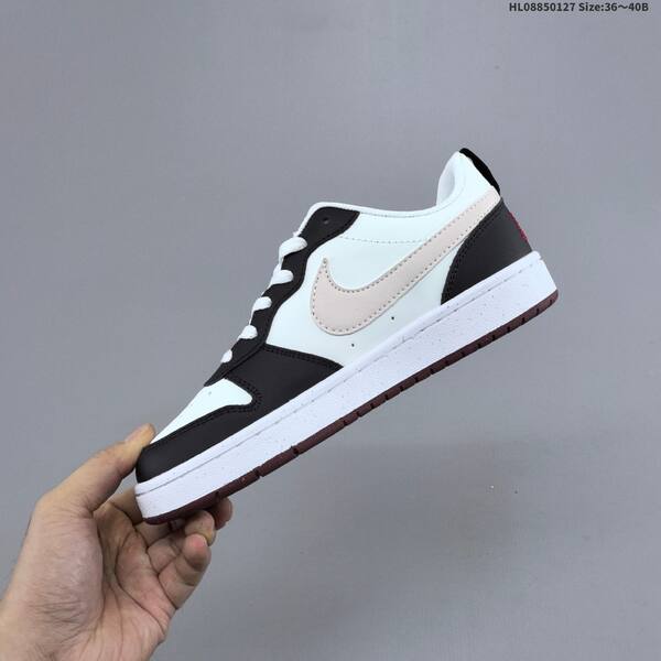 Nike Court Borough Low black white light grey EU 36-40 skate shoe