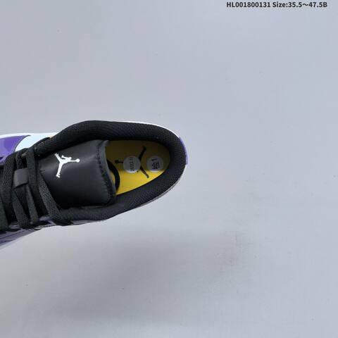 Air Jordan 1 Low Lakers AIR JORDAN 1 Aj1 1 Jordan Ai Lifestyle (BS-66744)