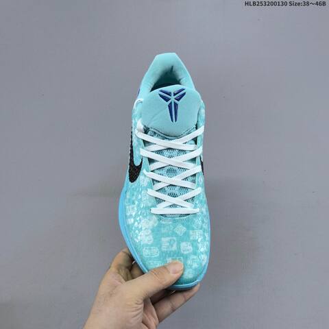 Nike Kobe 6 Year Of The Horse Light Blue Purple Black White EU 38-46 Basketball Shoe - Unisex (BS-61654)