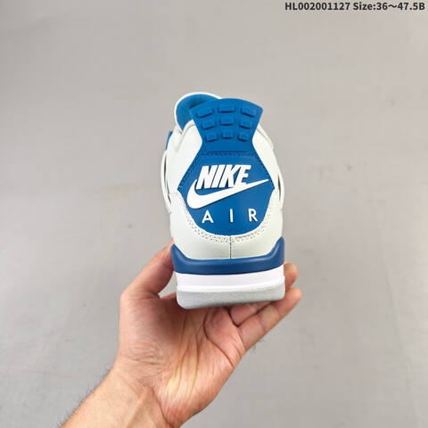 Air Jordan 4 Retro Military Blue 2024 AIR JORDAN 4 Aj4 Lifestyle (BS-67652)