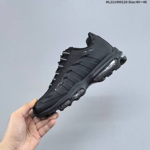 Nike Air Max 95 Black Grey EU 40-46 Running Shoe - Men's (BS-61879)