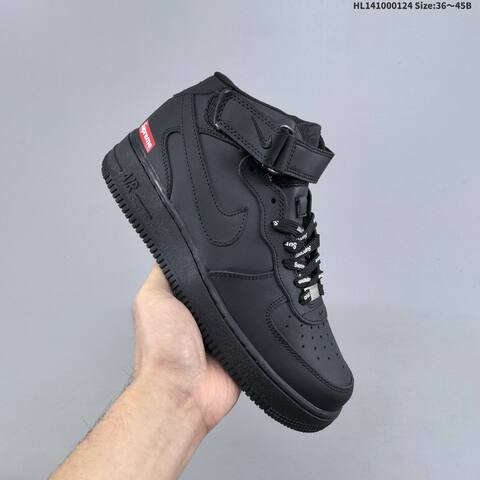 Nike Air Force 1 Mid 07 Supreme FZ8784 White Black Red EU 36-45 Sneaker - Unisex (BS-61792)