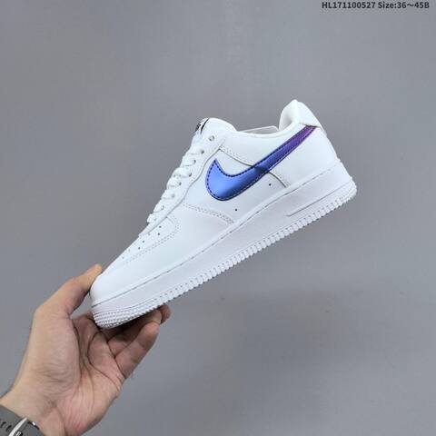 Nike Air Force 1 07 White Iridescent Purple EU 36-45 Sneaker - Unisex (BS-60097)