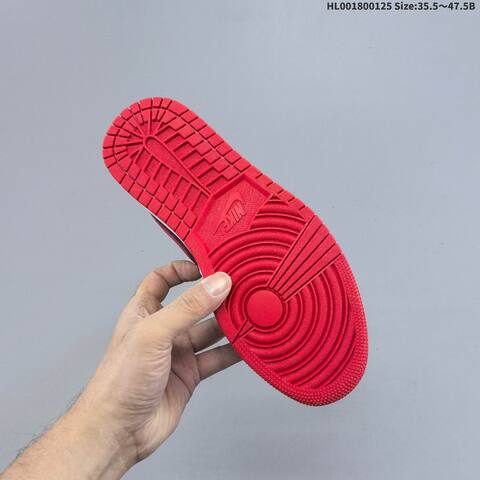 Air Jordan 1 Low Red Cement AIR JORDAN 1 Aj1 Lifestyle (BS-66837)