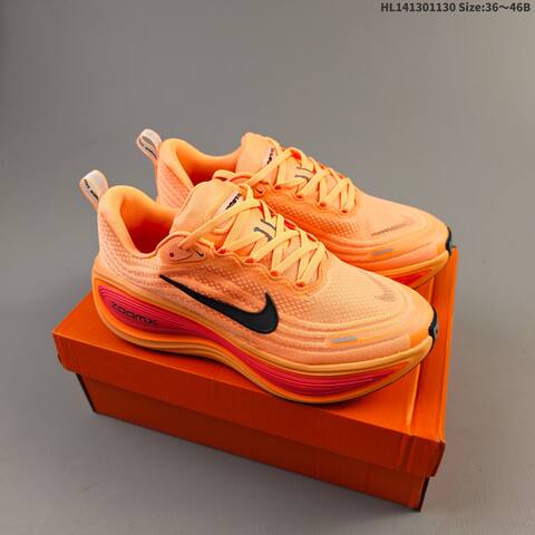 Nike Vomero Plus ReactX Air Zoom White Light Grey Orange Red Black EU 36-46 Running Shoe - Unisex (BS-62927)