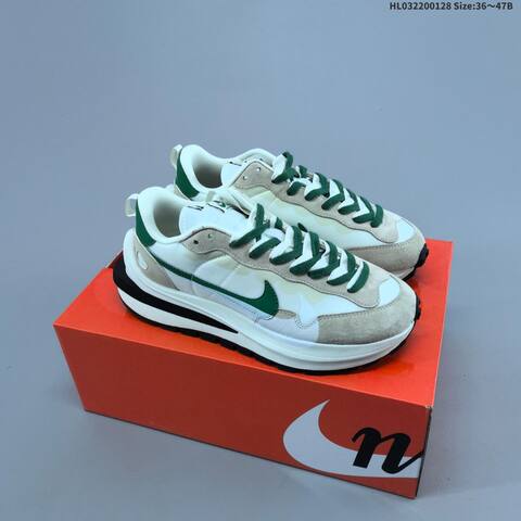 Nike Vaporwaffle Sacai White Beige Green EU 36-47 Sneaker - Unisex (BS-61710)