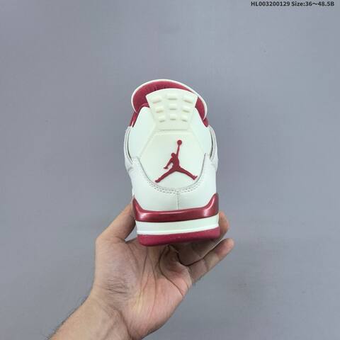 Air Jordan 4 Retro Sierra Red WMNS AIR JORDAN 4 Aj4 Lifestyle (BS-66778)