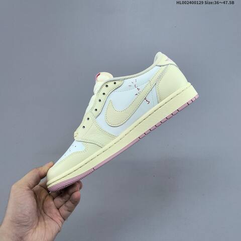 Travis Scott x Air Jordan 1 Low OG SP Sky Pink AIR JORDAN 1 Aj1 Lifestyle (BS-66769)