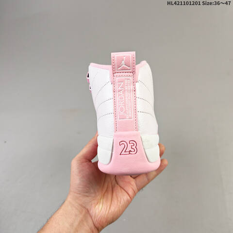 Air Jordan 12 Retro Dynamic Pink AIR JORDAN 12 Aj12 Lifestyle (BS-67589)