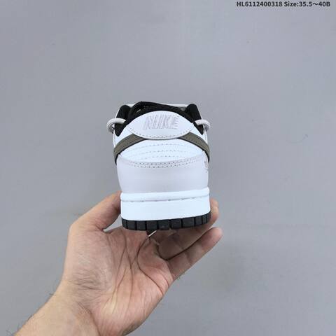 Nike Dunk SB Low White Grey Black EU 35 5-40 Skate Shoe - Unisex (BS-61269)