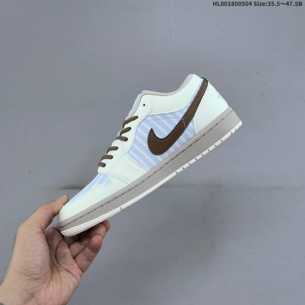 Jordan Air Jordan 1 Low white/light blue/brown 35.5-47.5 basketball