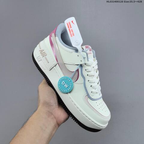 Nike Air Force 1 Shadow Sail Light Blue Pink Brown EU 35 5-42 Sneaker - Unisex (BS-61712)