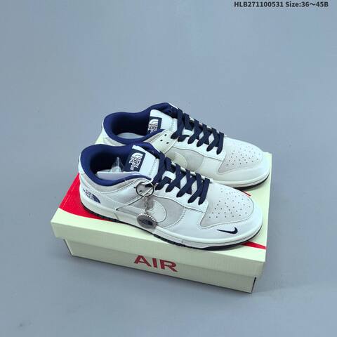 Nike SB Dunk Low Beige Grey Blue Red EU 36-45 Skate Shoe - Unisex (BS-60043)