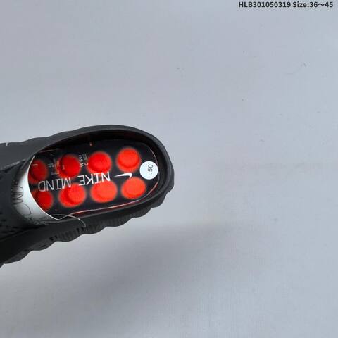 Nike Mind 001 Black Grey Red EU 36-45 Slides - Unisex (BS-61234)