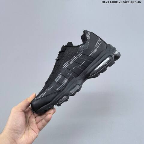 Nike Air Max 95 Black Grey EU 40-46 Running Shoe - Men's (BS-61879)